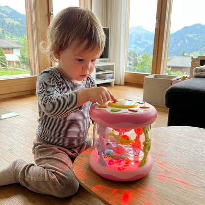 Interaktives Musikspielzeug mit Licht – Montessori-Sensorspielzeug mit beruhigenden Schlafliedern