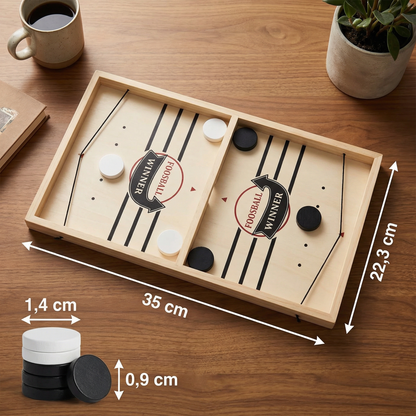 Schleuder Schach Brettspiel aus Holz