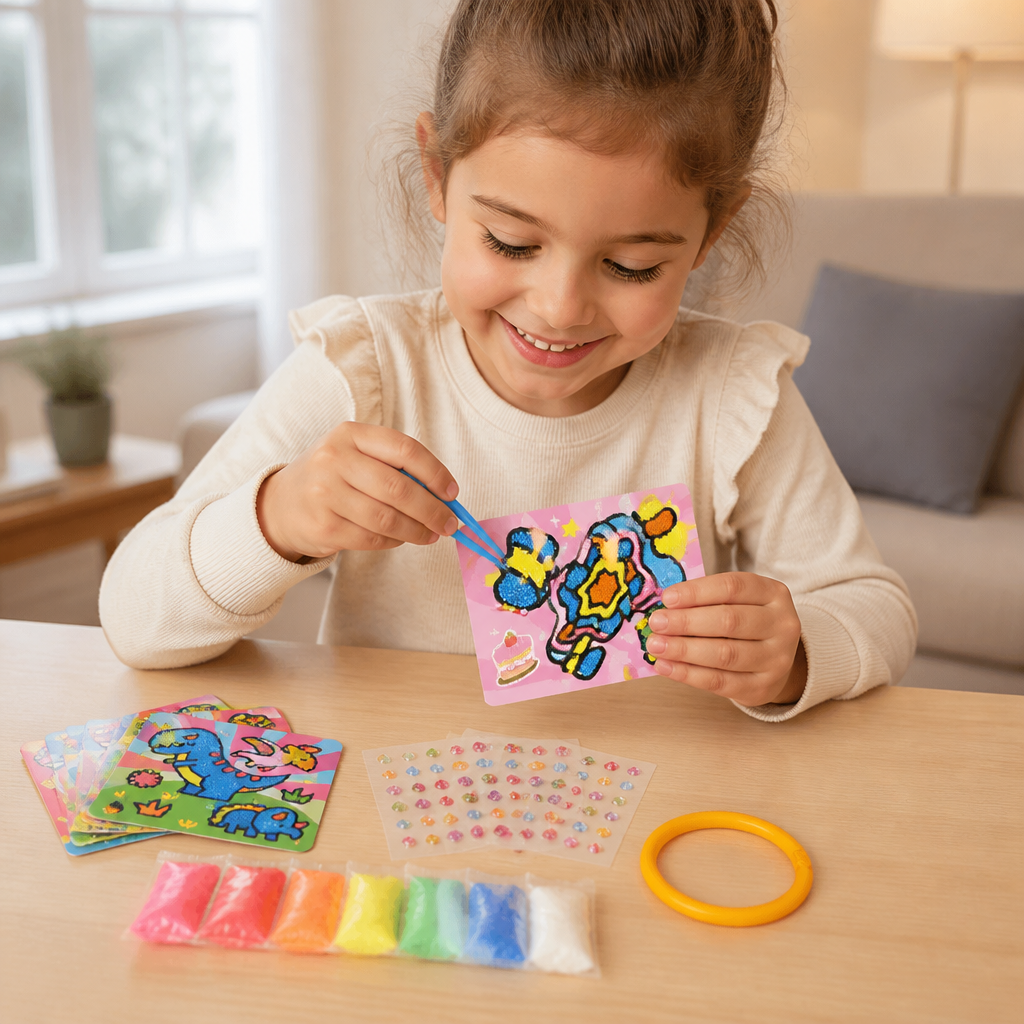 DIY-Knet-Sticker-Bastelset für Kinder