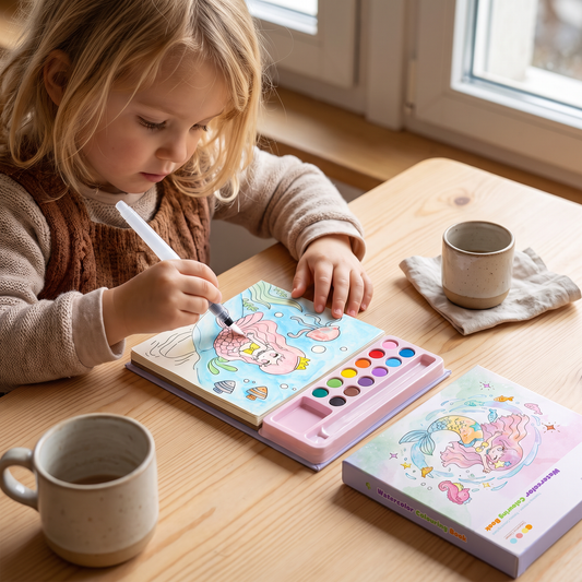 Alles-in-einem Aquarell-Malbuch