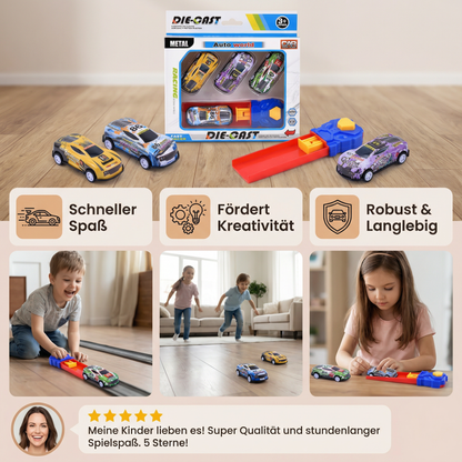 Auto Katapult Rennspiel Set