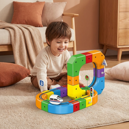 Magische Würfel Schienen Bahn Kinderspielzeug