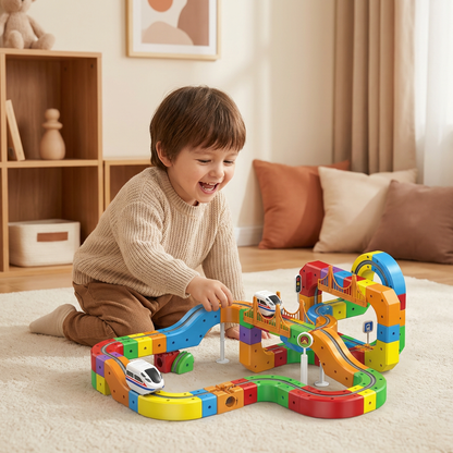 Magische Würfel Schienen Bahn Kinderspielzeug