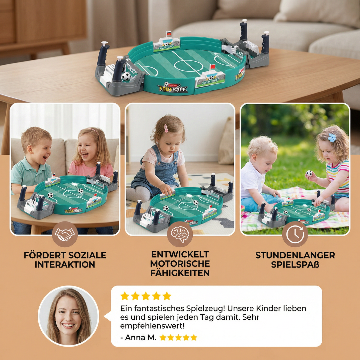 Mini Tischfußball Set