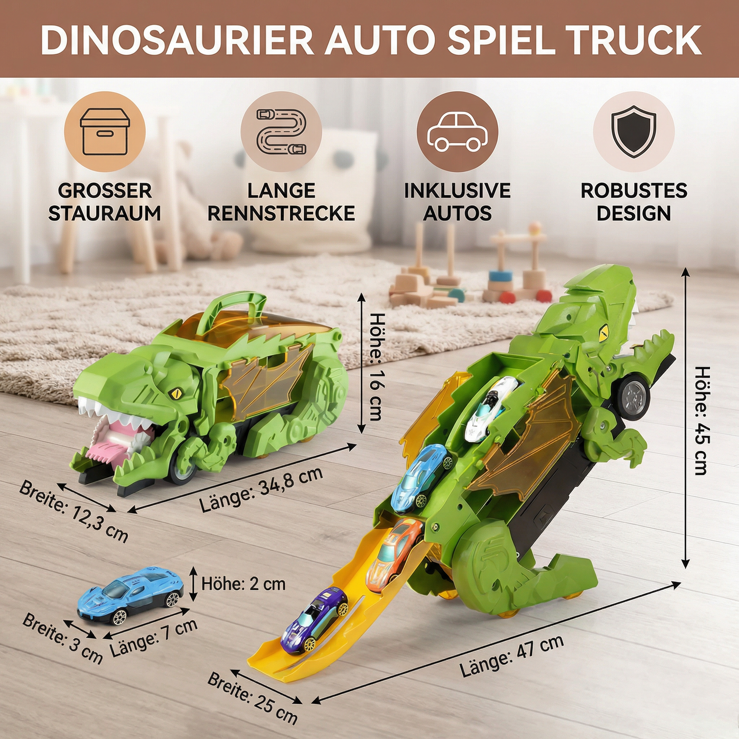 Dinosaurier Auto Spiel Truck