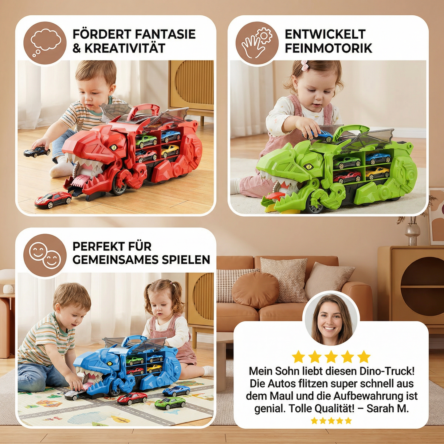 Dinosaurier Auto Spiel Truck