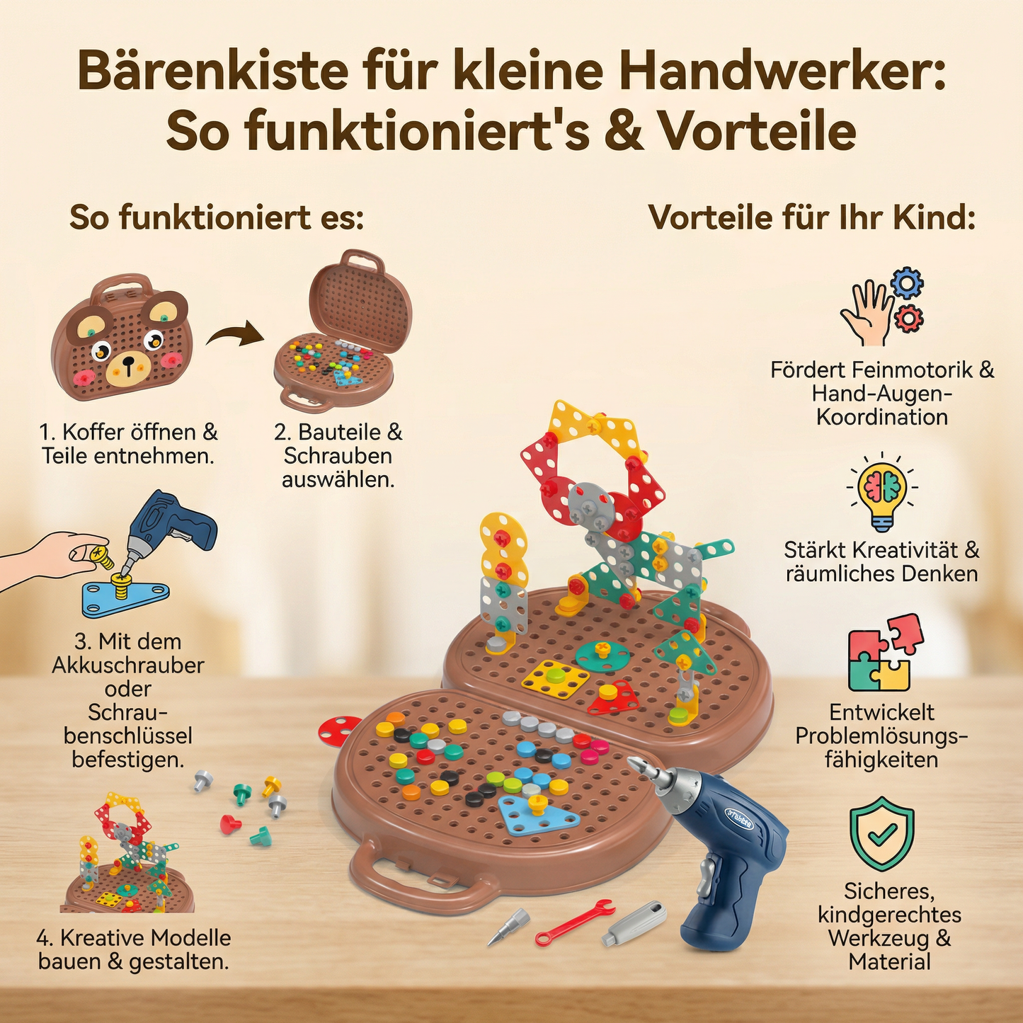 Bärenkiste für kleine Handwerker