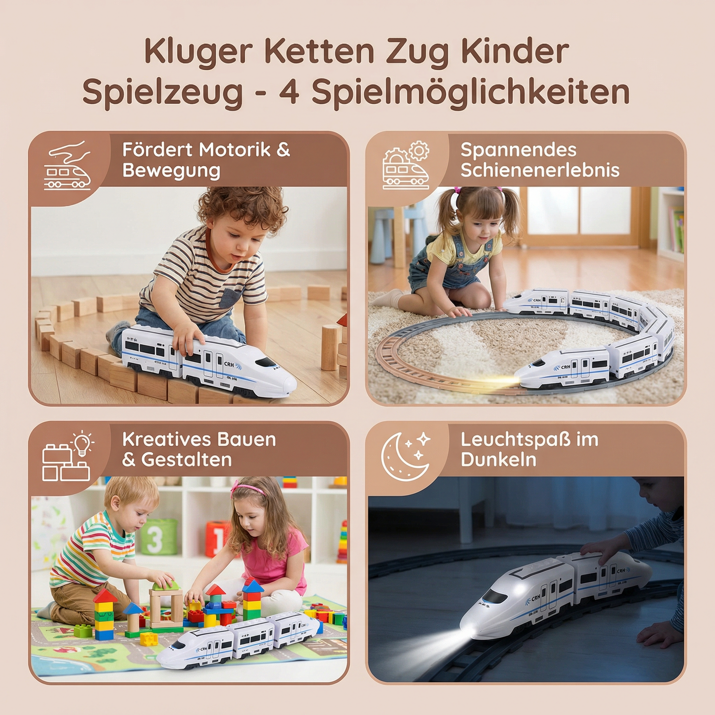 Kluger Ketten Zug Kinder Spielzeug