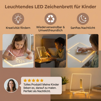 Leuchtendes LED Zeichenbrett für Kinder