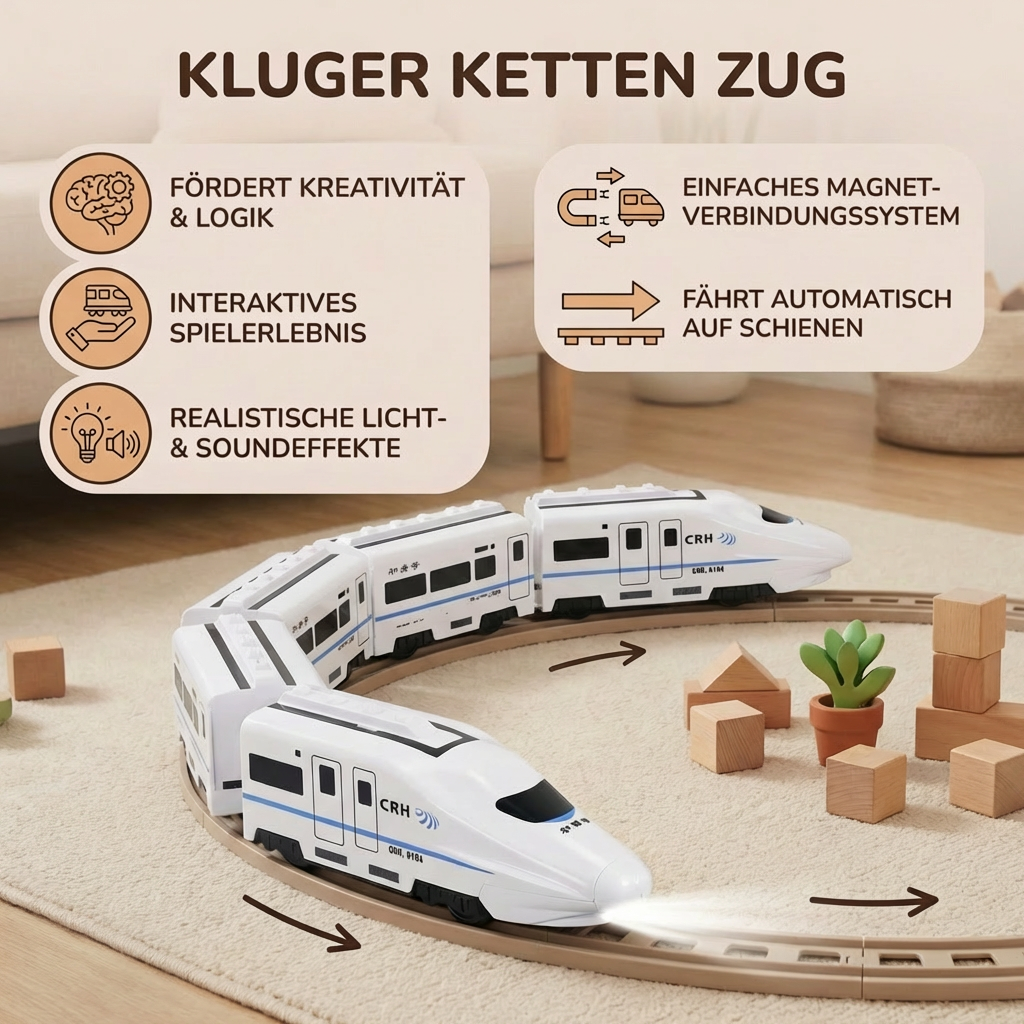 Kluger Ketten Zug Kinder Spielzeug