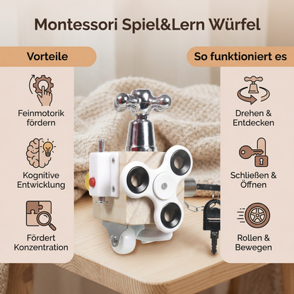 Montessori Spiel&Lern Würfel