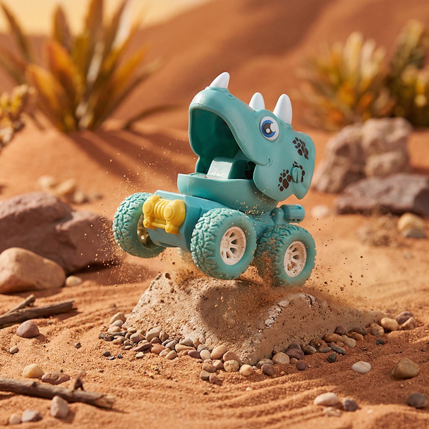 PUSH & DRIVE DINO MONSTERTRUCKS