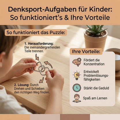 Denksport Aufgaben Puzzles für Kinder