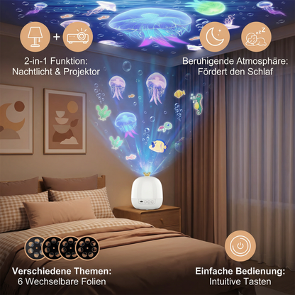 2in1 Kinder Nachtlicht und Projektor