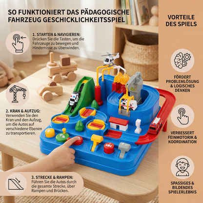 Pädagogisches Fahrzeug Geschicklichkeitsspiel