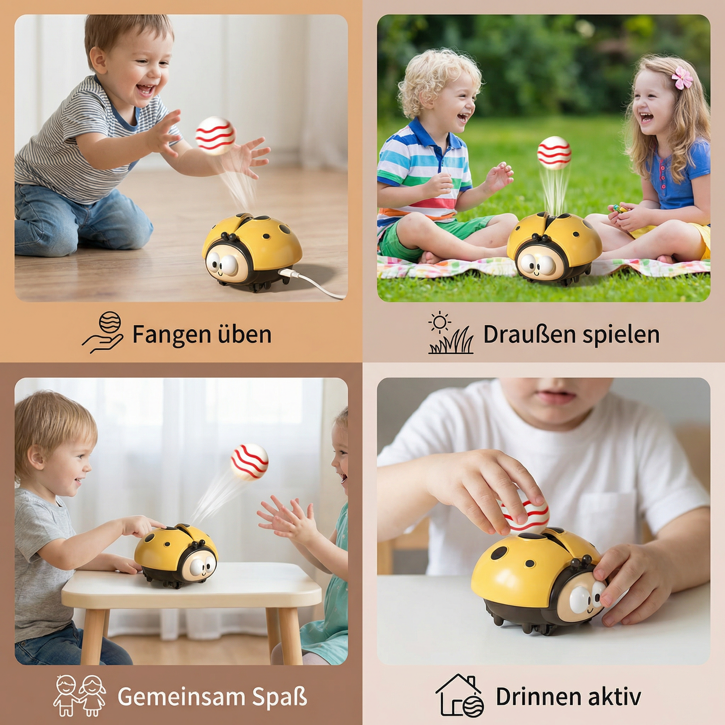 Marienkäfer Luftball Spielzeug für Babies