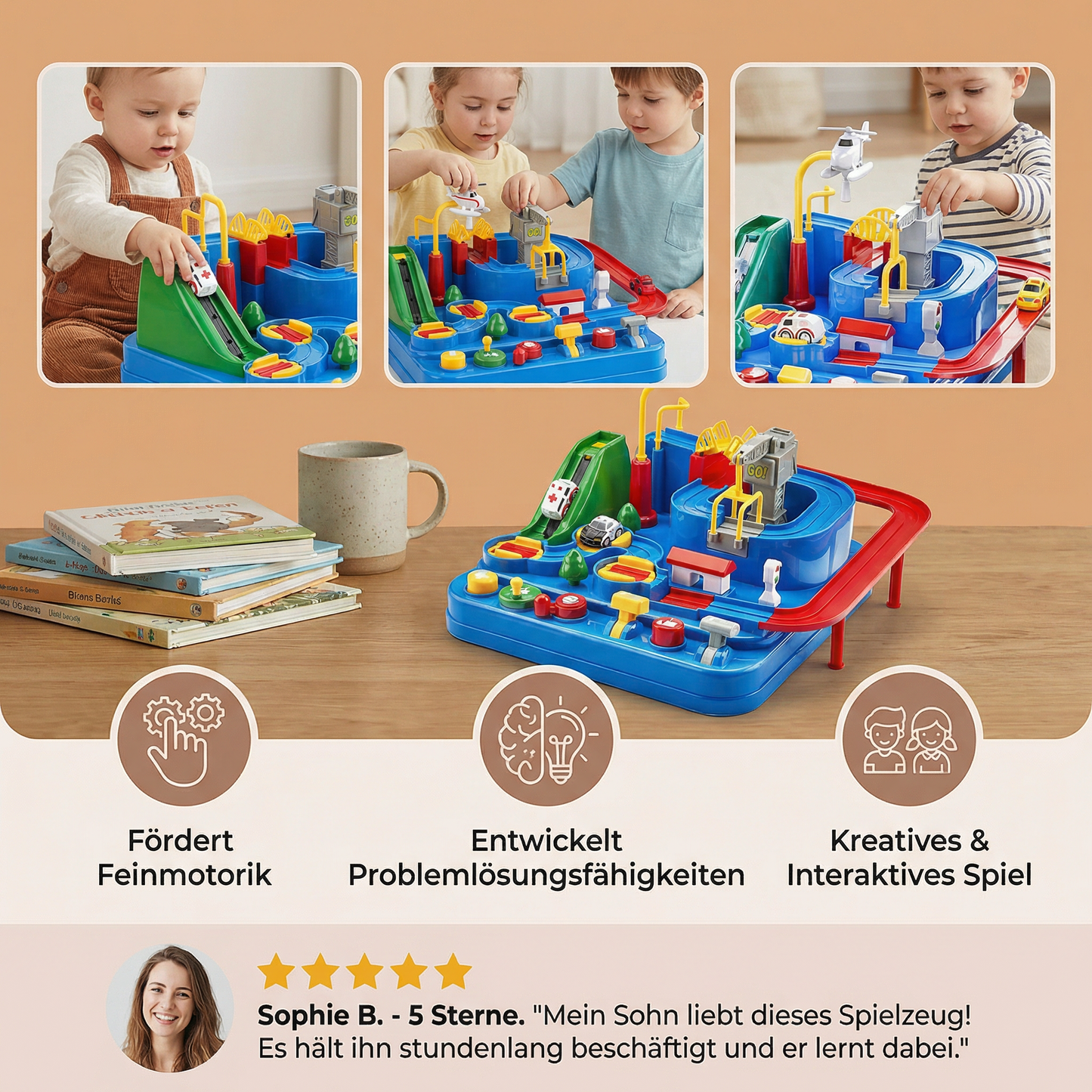 Pädagogisches Fahrzeug Geschicklichkeitsspiel