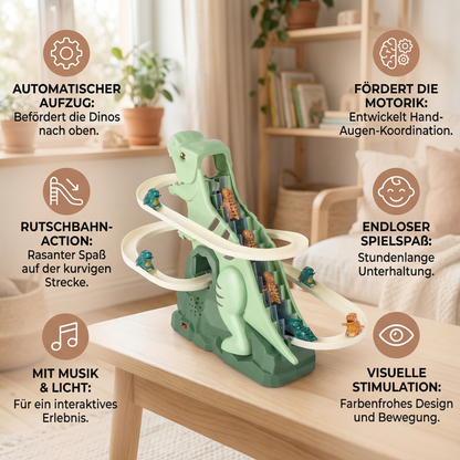 Dino Rutsche Achterbahn Spaß