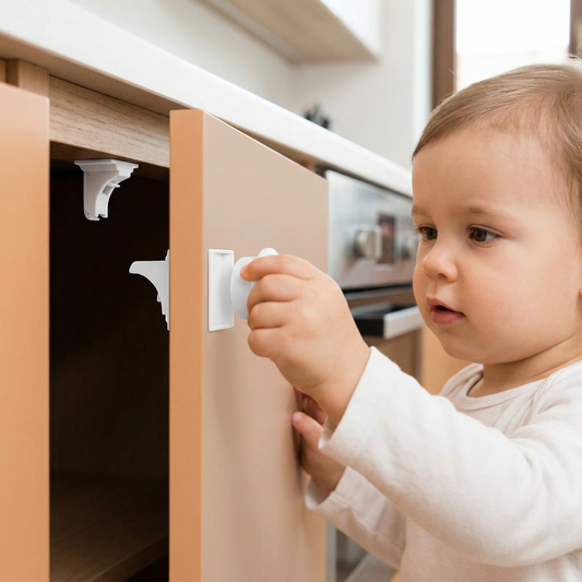 Magnetisches Kindersicherungs Schrank und Türen Set