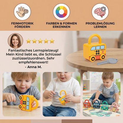 Montessori Schlüssel Schloß - Muster und Farben Spielzeug