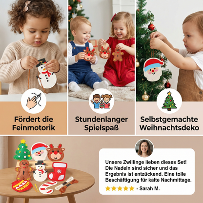 Sicheres Filz Weihnachts Set zum Selber Nähen