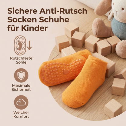 Sichere Anti-Rutsch Socken Schuhe für Kinder