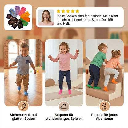 Sichere Anti-Rutsch Socken Schuhe für Kinder