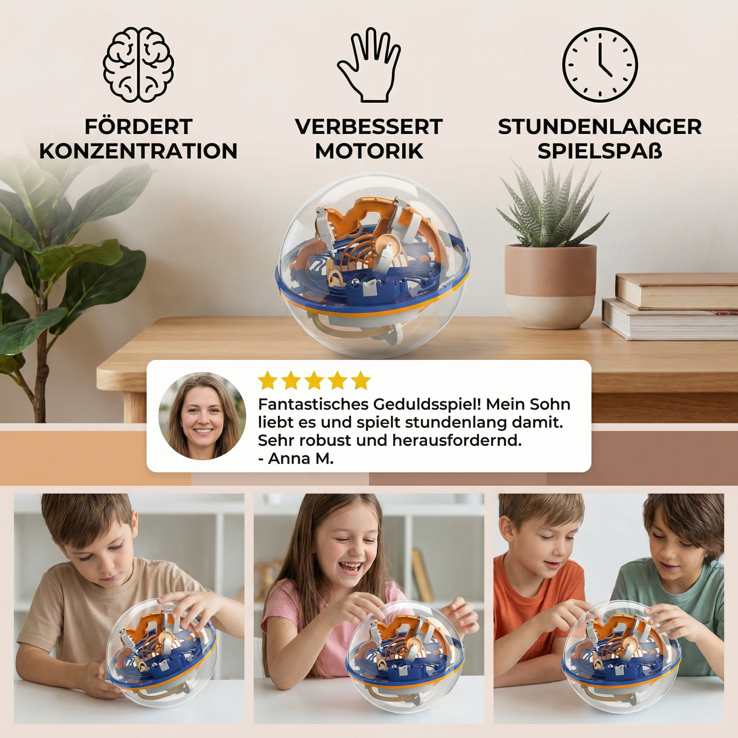 3D Labyrinth Puzzle Kugel