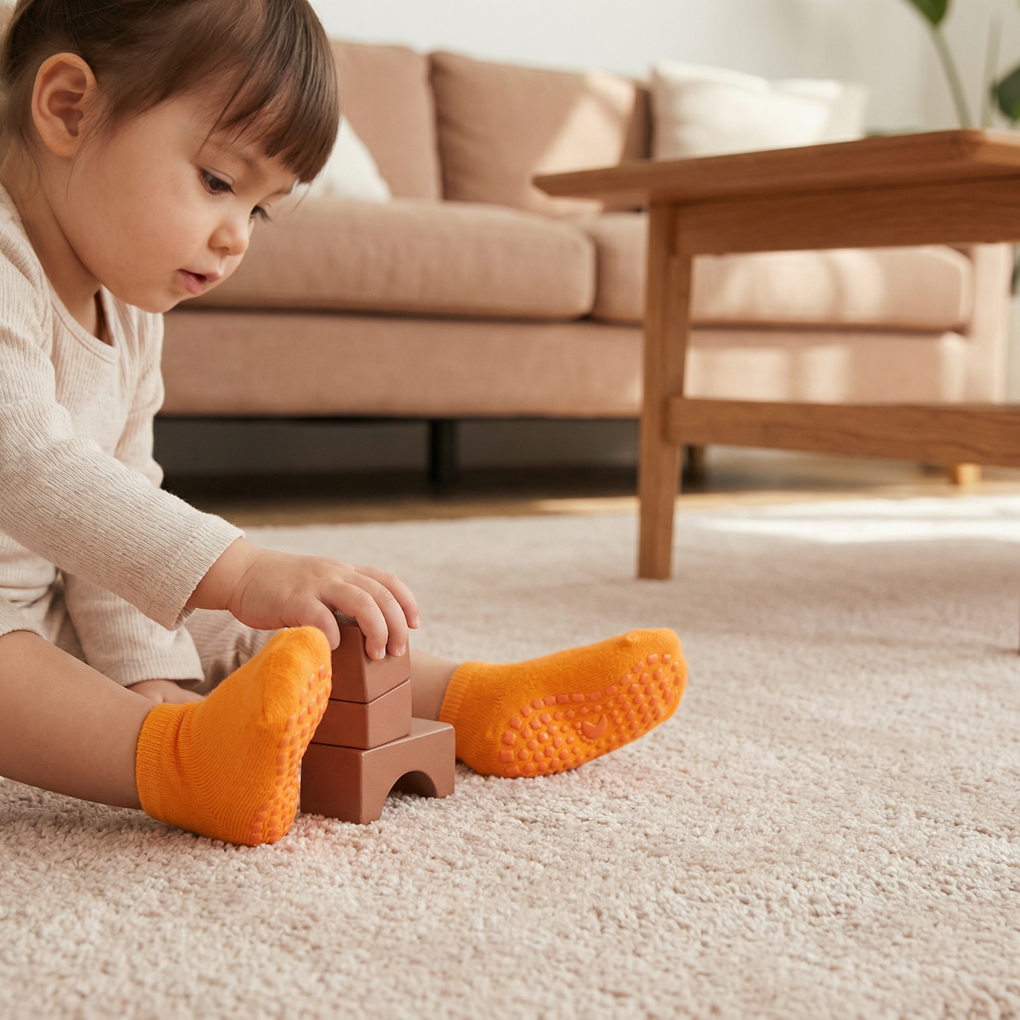 Sichere Anti-Rutsch Socken Schuhe für Kinder