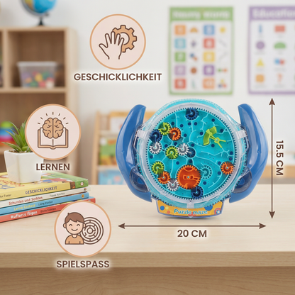 3D Kugel-Labyrinthrad – Geschicklichkeits- und Lernspiel
