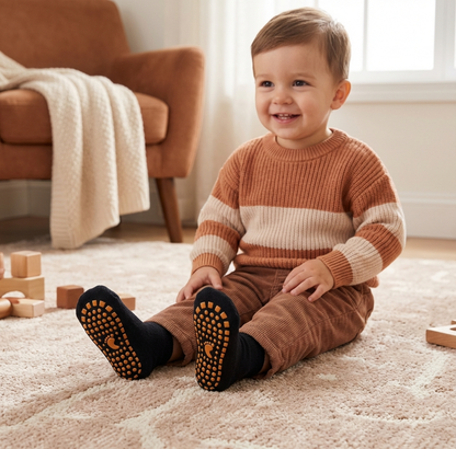 Sichere Anti-Rutsch Socken Schuhe für Kinder