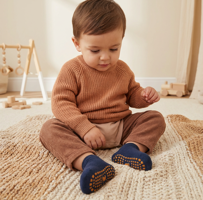 Sichere Anti-Rutsch Socken Schuhe für Kinder