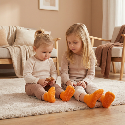 Sichere Anti-Rutsch Socken Schuhe für Kinder