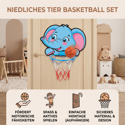 Niedliches Tier Basketball Set für Kinder