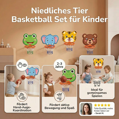 Niedliches Tier Basketball Set für Kinder