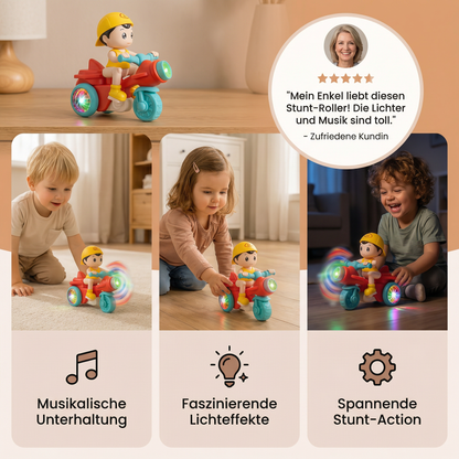 Leuchtendes Musik Kinder Stunt Roller Spielzeug