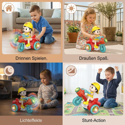 Leuchtendes Musik Kinder Stunt Roller Spielzeug