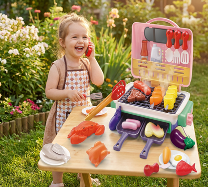 Mein erster BBQ-Grill – Kinderküche mit Rauch-Effekt und farbwechselnden Lebensmittel