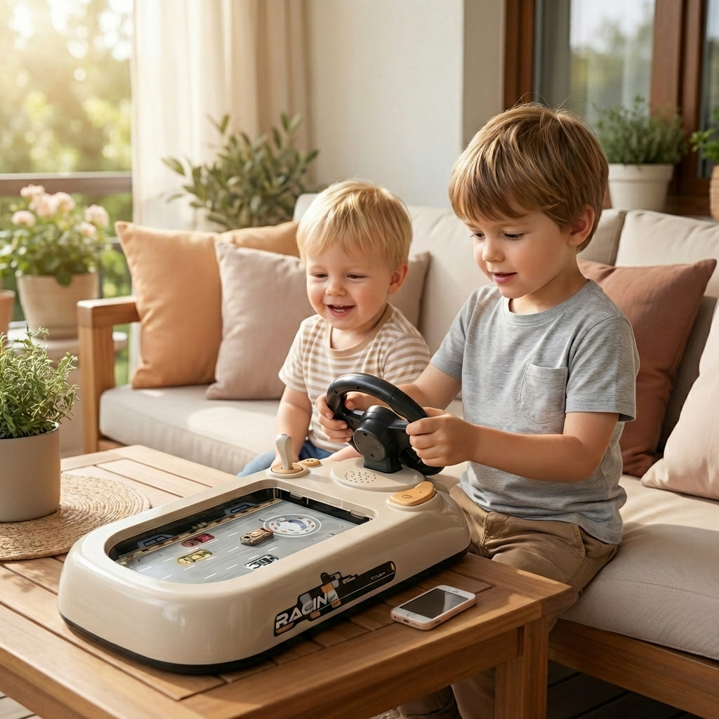 Abenteuer Rennspiel Box für Kinder