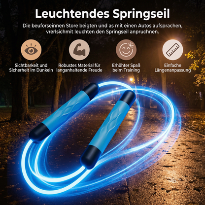Leuchtendes Springseil