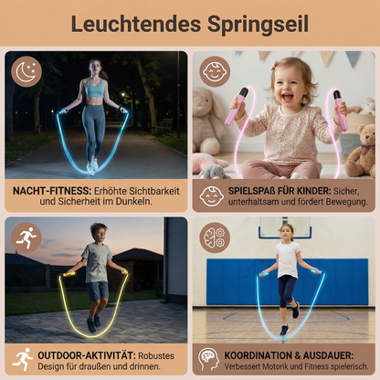 Leuchtendes Springseil