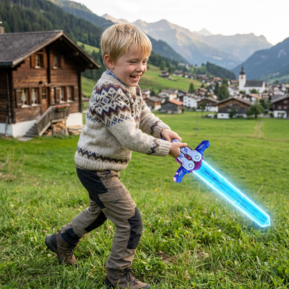 Leuchtendes Teleskop-Schmetterlingsschwert für Kinder
